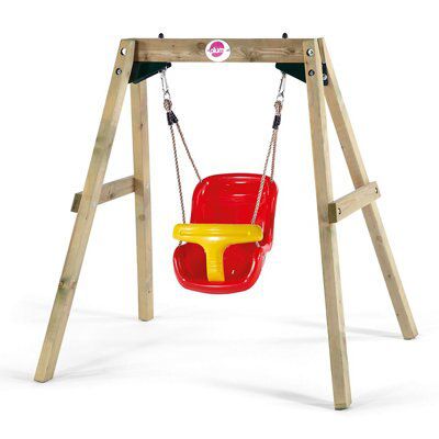 Plum Cedar red Baby swing DIY at B Q