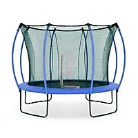 Plum Colours Blue & lime 10ft Trampoline & enclosure