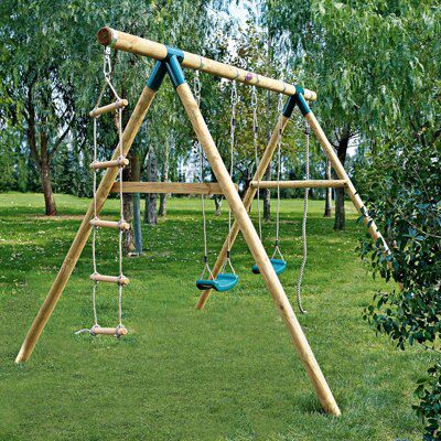 Wooden Swing Plum Garden Swing Set Plum Gibbon Swing Set