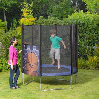 Plum Kings fortress Black 6 ft Trampoline enclosure