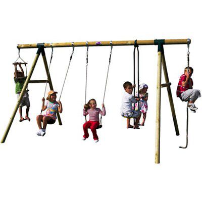 Plum Orang-Utan Wooden Swing set | DIY 