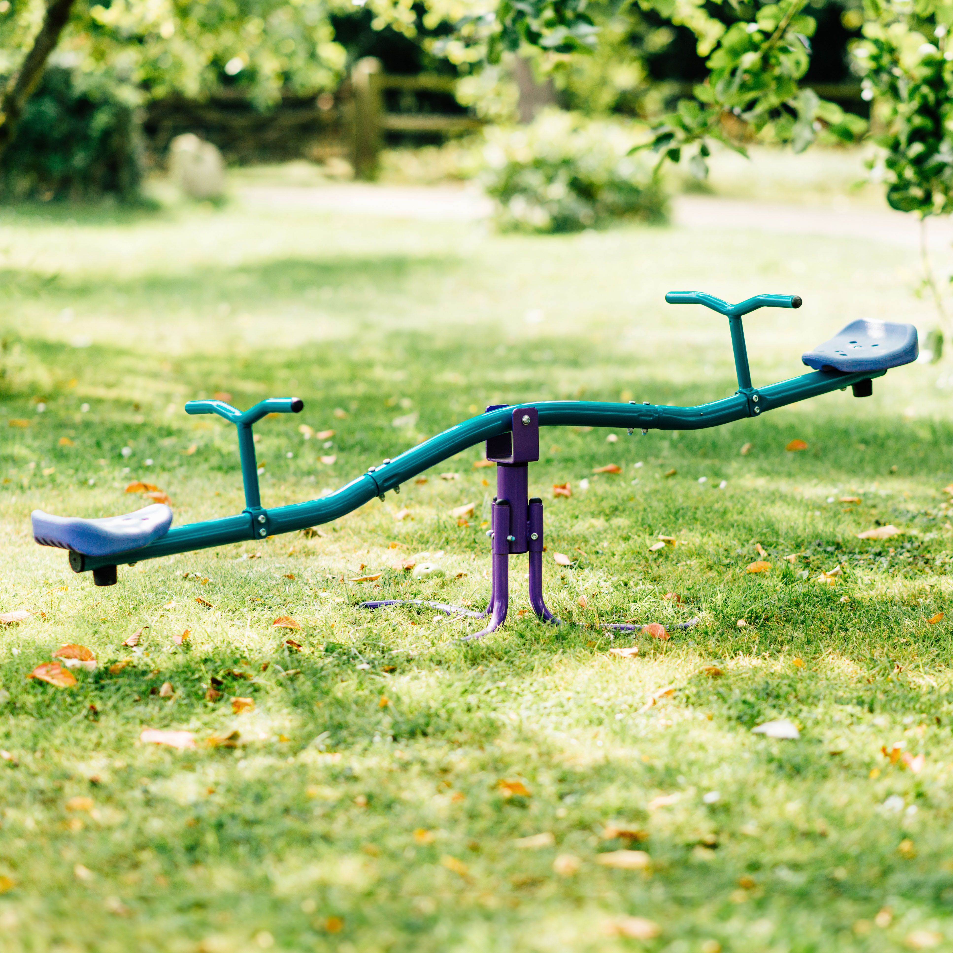 seesaw 雪駄 SETTAIR navy × purple Plum Purple & teal Metal Small Seesaw