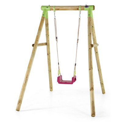 Plum Quoll Timber Natural Swing set