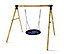 Plum Spider Monkey II Wooden Swing set