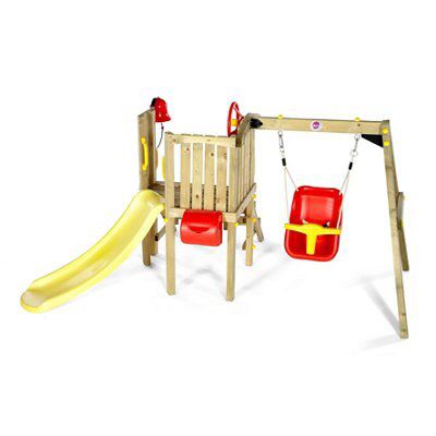Plum Toddlers tower Wood Swing & slide