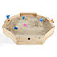 Plum Wooden Octagonal Sand pit, Pack of 1
