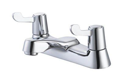 Plumbsure Amber Chrome effect Bath Filler Tap