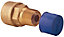 Plumbsure Bayonet Straight Gas hose connector (Dia)12.7mm