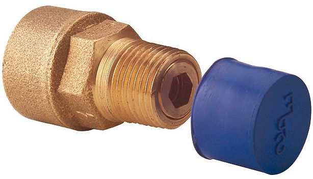 Plumbsure Bayonet Straight Gas hose connector (Dia)12.7mm