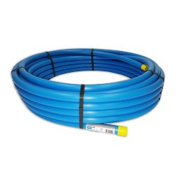 Plumbsure Blue Medium-density polyethylene (MDPE) Push-fit Pipe (L)25m (Dia)25mm