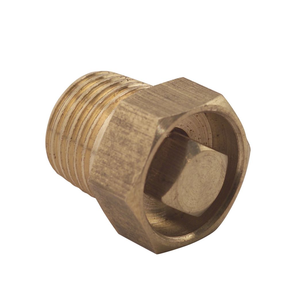 Plumbsure Brass Bottle air vent, (Dia)3.2mm