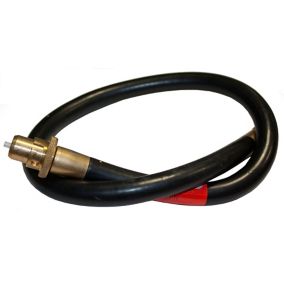 Plumbsure Brass & rubber Gas hose (L)1000mm