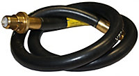 Plumbsure Brass & rubber Gas hose (L)1200mm