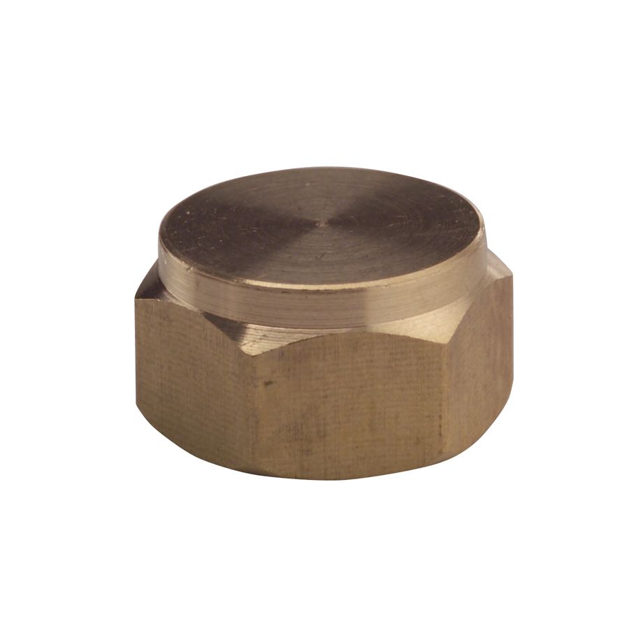 Plumbsure Brass Threaded Blanking cap DIY at B&Q