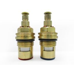 Plumbsure Brass Threaded Tap gland ¼" (Dia)8mm, Pack of 2