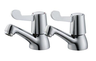 Plumbsure Chrome effect Tap pack, Pack of 2 | DIY at B&Q