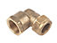 Plumbsure Compression 90° Pipe elbow (Dia)15mm
