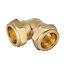 Plumbsure Compression 90° Pipe elbow (Dia)28mm 28mm