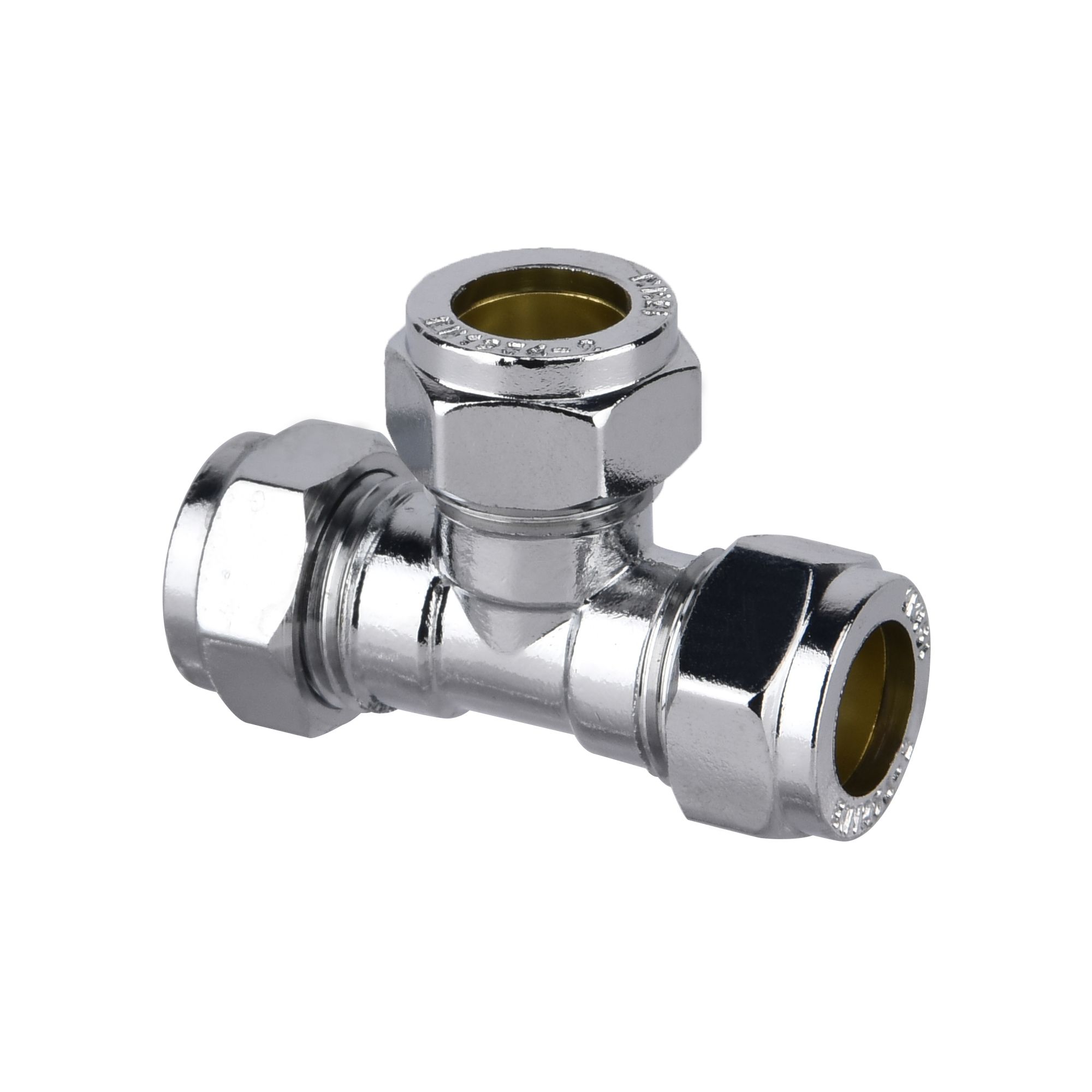 Plumbsure Compression Equal Tee (Dia) 15mm x 15mm x 15mm