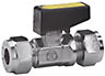 Plumbsure Compression Gas lever valve (Dia)15mm