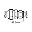 Plumbsure Compression Reducing Coupler (Dia)15mm