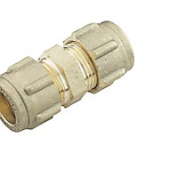 Plumbsure Compression Straight Coupler (Dia)12mm 12mm