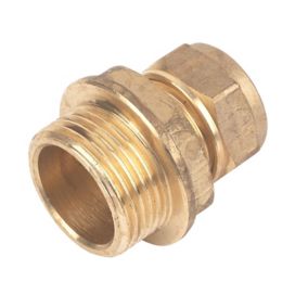 Plumbsure Compression Straight Coupler (Dia)15mm, (L)38mm