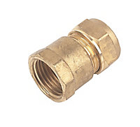 Plumbsure Compression Straight Coupler (Dia)15mm