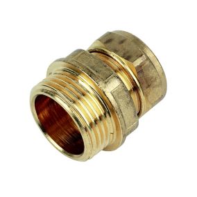 Plumbsure Compression Straight Coupler (Dia)22mm, (L)45.2mm