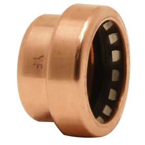 Plumbsure Copper Push-fit End cap (Dia)22mm