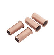 Plumbsure Copper Push-fit Pipe insert, Pack of 4