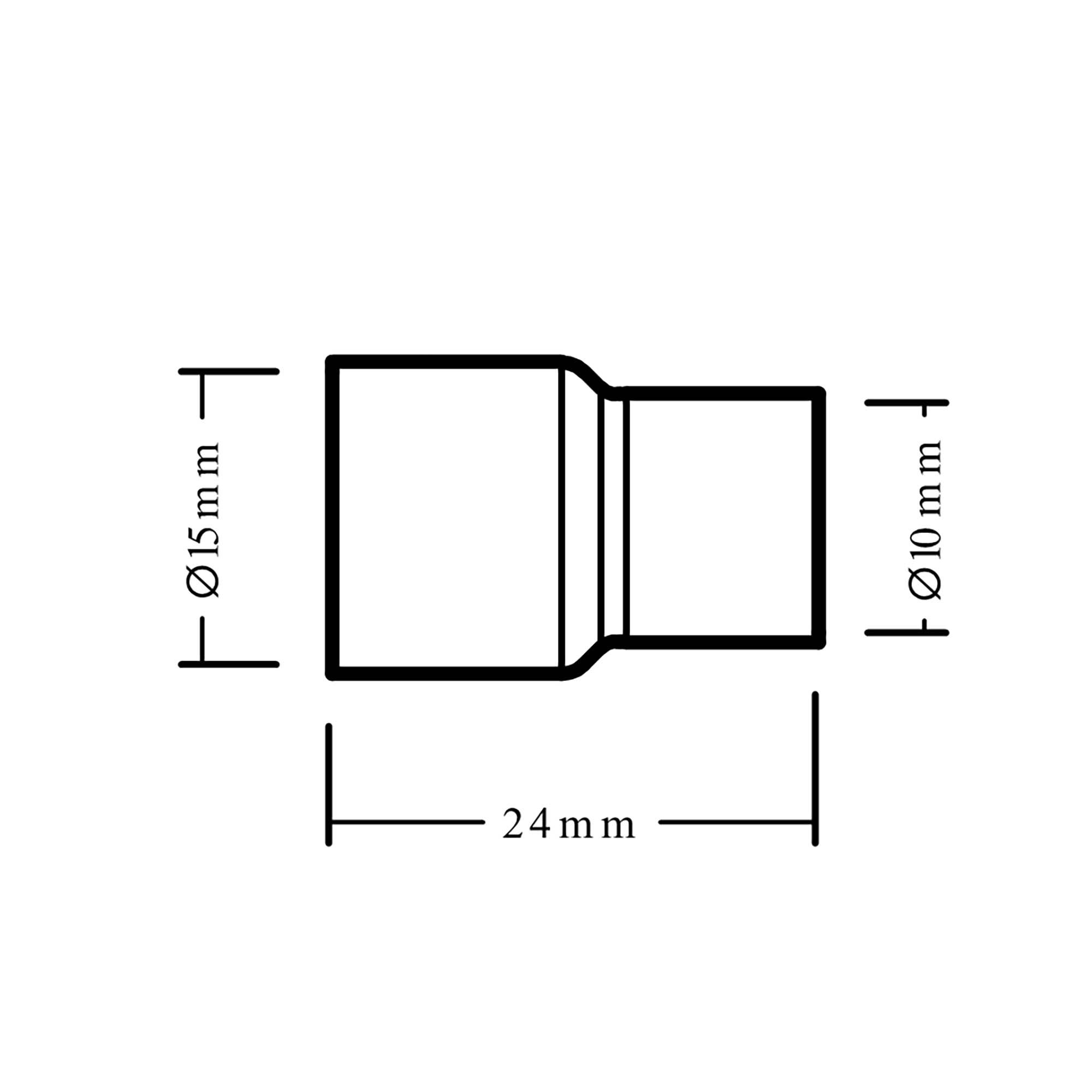 Plumbsure End feed Reducing Coupler, Pack of 10