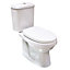 Plumbsure Falmouth Contemporary Close-coupled Toilet with Soft close seat