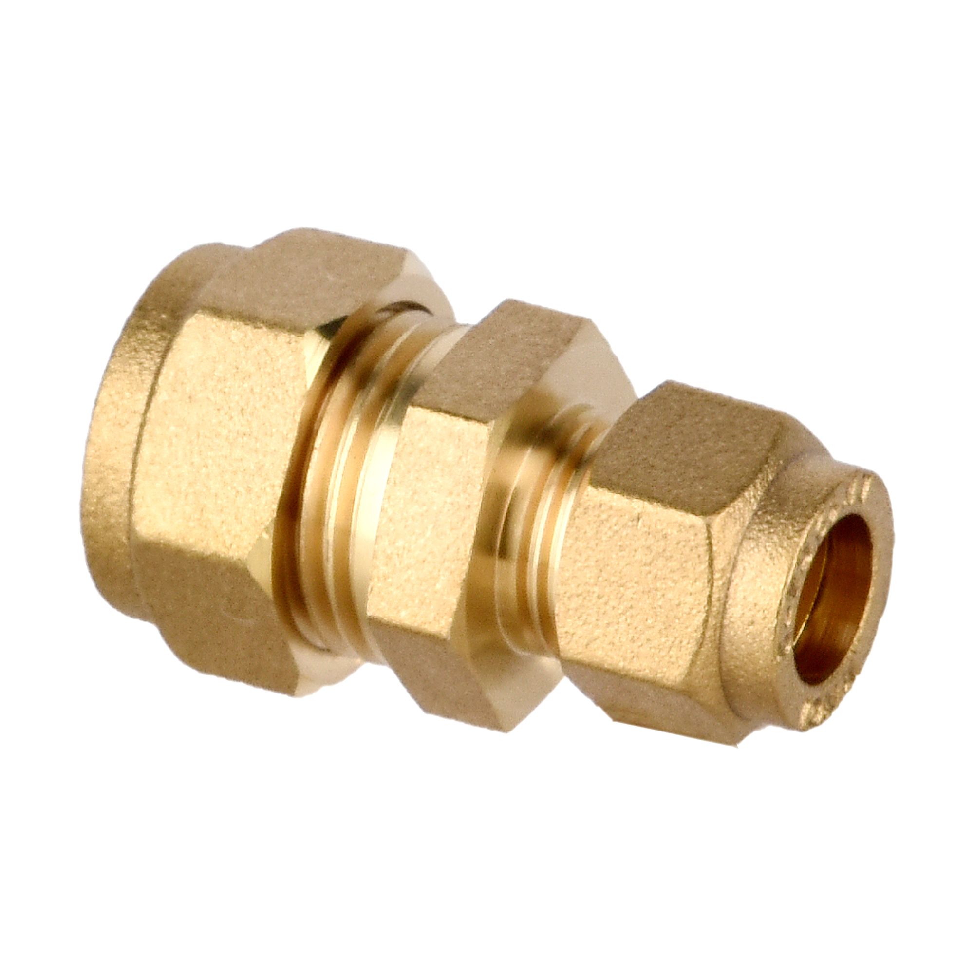 Plumbsure Gold Reducing Coupler (Dia)15mm (L)42.8mm