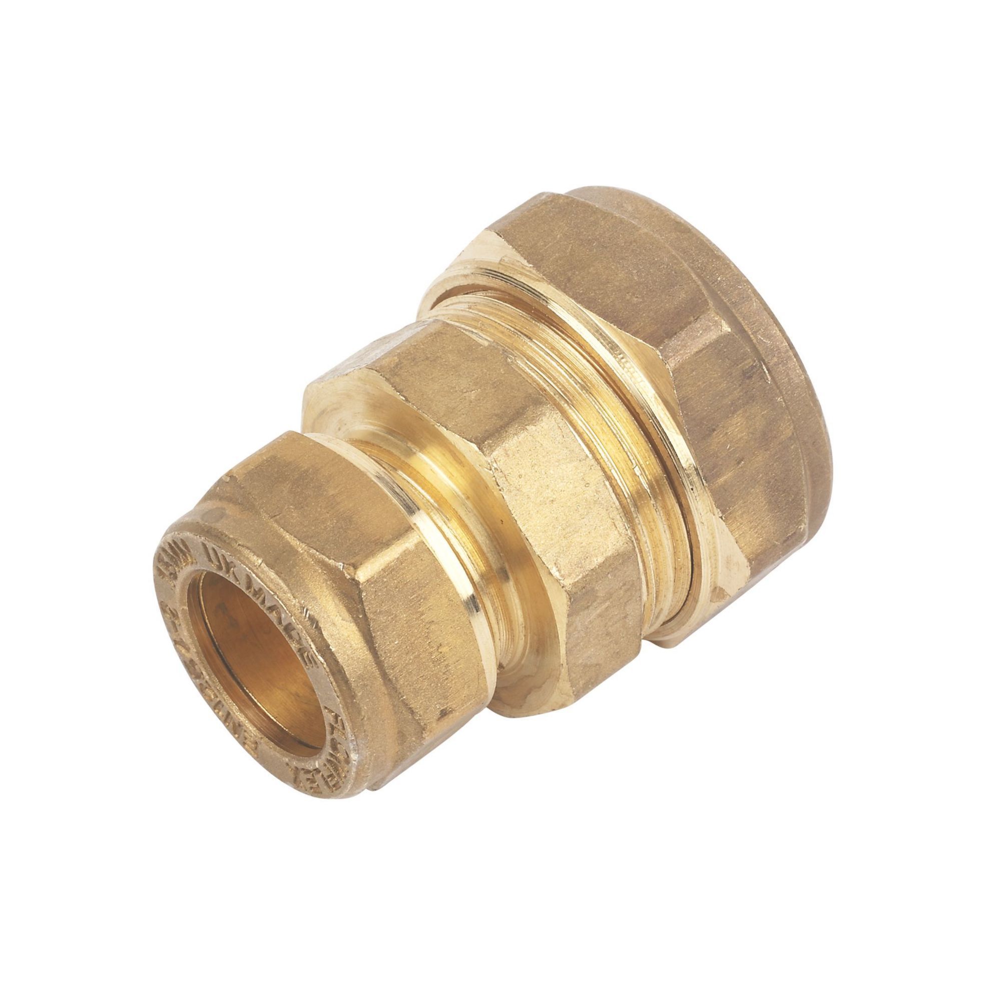 Plumbsure Gold Reducing Coupler (Dia)22mm (L)49.4mm