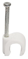 Plumbsure Plastic Pipe clip M5518NQV3 (Dia)8mm, Pack of 10