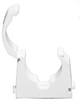 Plumbsure Plastic Pipe clip M5528SFQV3 (Dia)28mm, Pack of 5