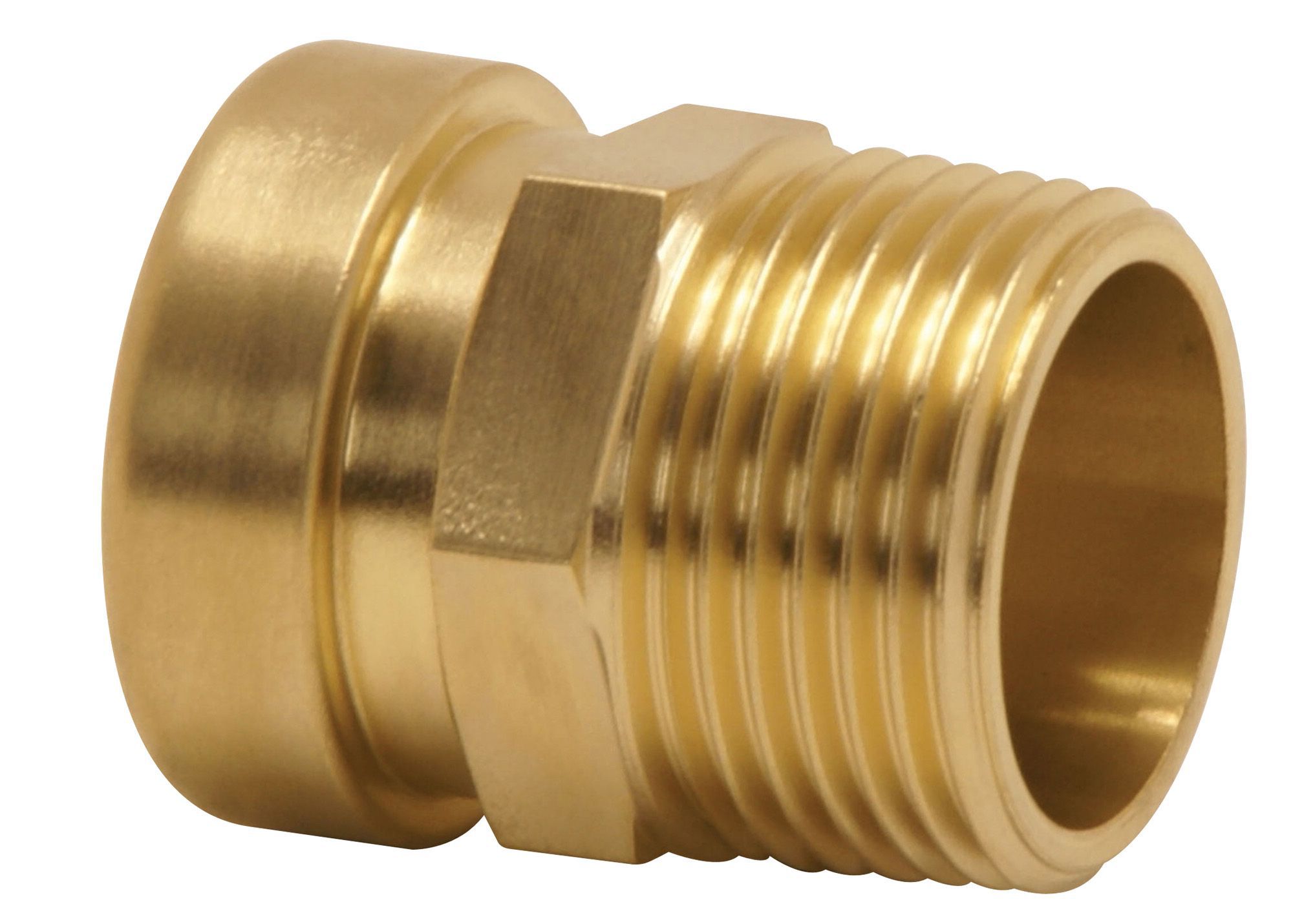 Plumbsure Push-fit Straight Connector (Dia)15mm | DIY at B&Q