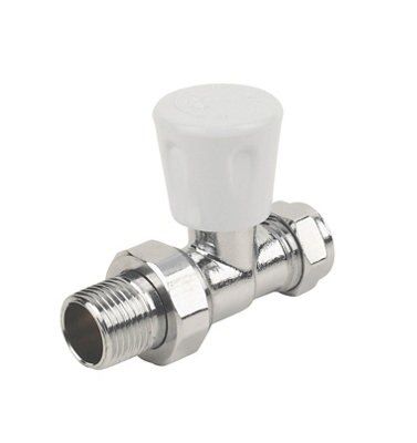 Plumbsure Radiator valve (Dia)15mm