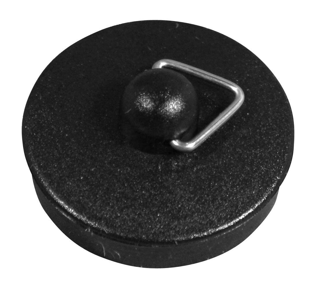 Plumbsure Rubber Black Basin plug (Dia)32mm