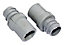 Plumbsure Rubber Stop end (Dia)19mm, Pack of 2