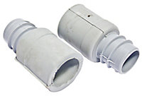 Plumbsure Rubber Stop end (Dia)22mm, Pack of 2