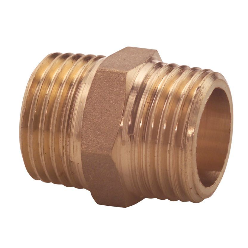 Plumbsure Threaded Central heating Pipe nipple, ¾