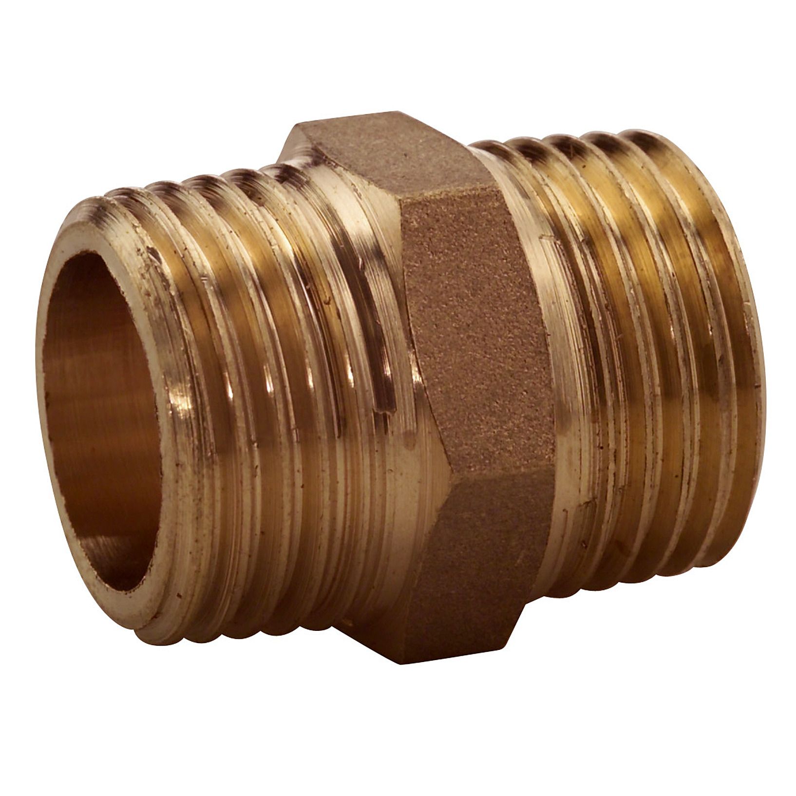 Plumbsure Threaded Central heating Pipe nipple, ½