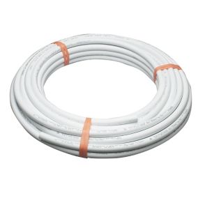 Plumbsure White Cross-linked polyethylene (PE-X) Barrier pipe (L)25m (Dia)22mm