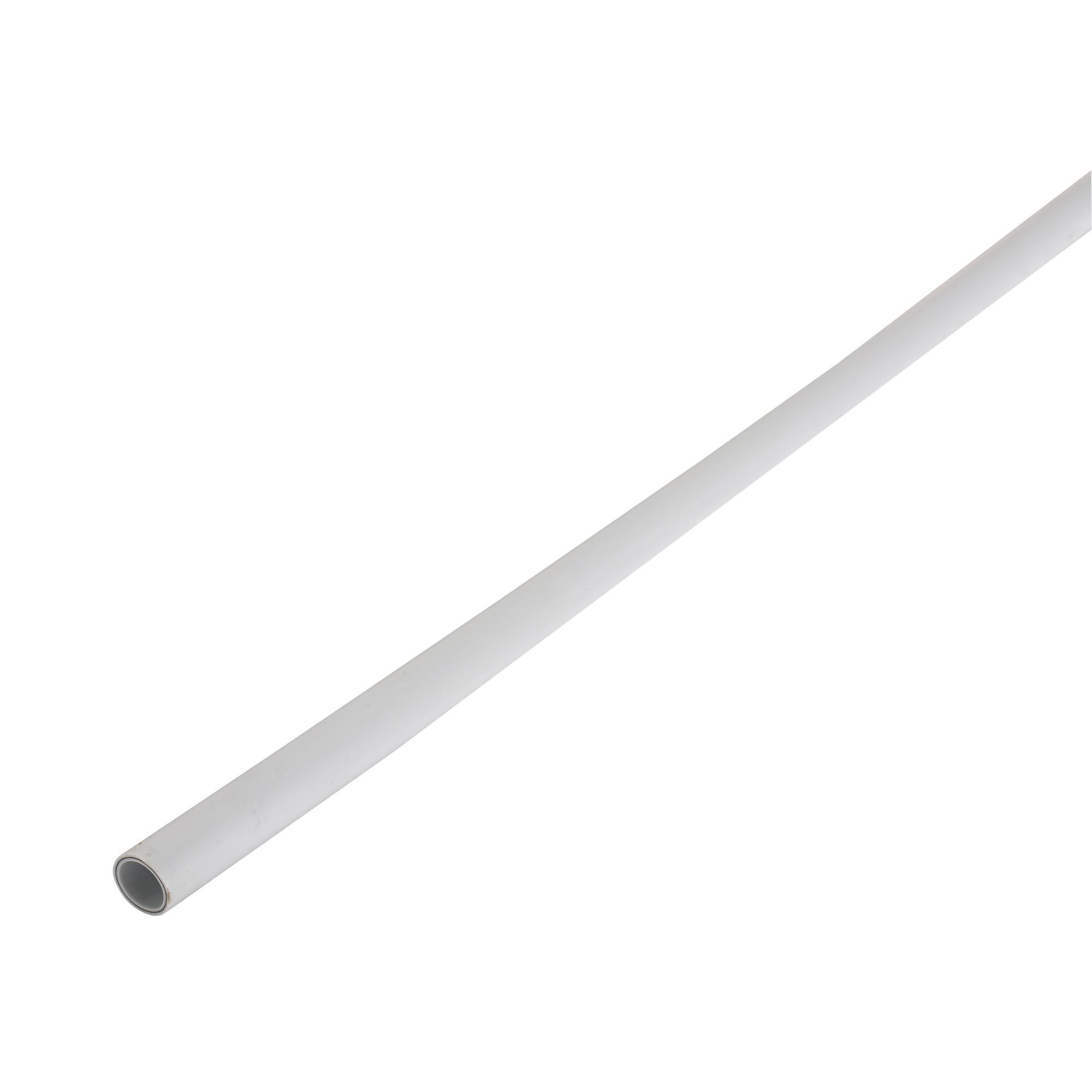 Plumbsure White Cross-linked polyethylene (PE-X) Push-fit Barrier pipe (L)2m (Dia)15mm
