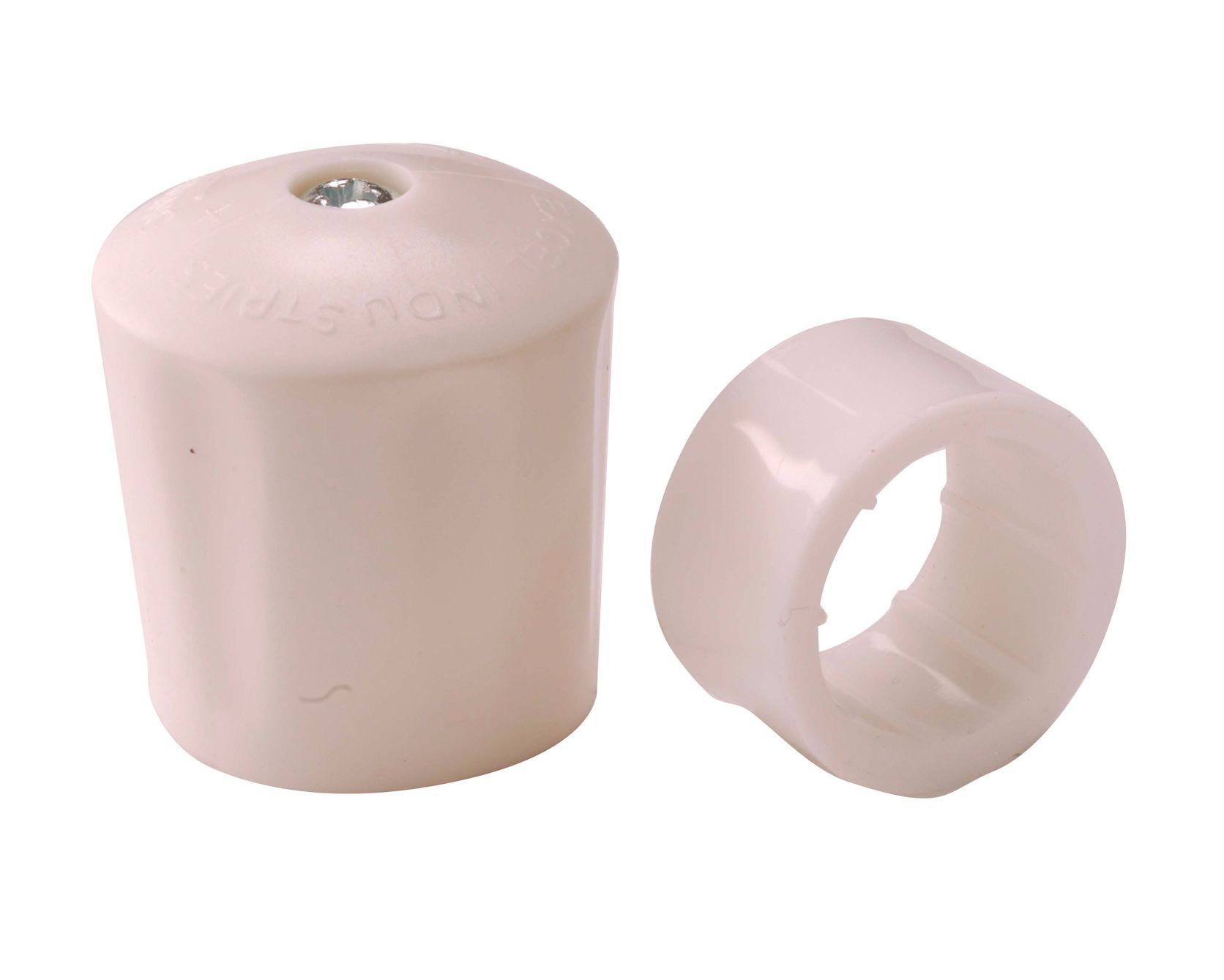 Plumbsure White Radiator valve spare, Pack of 3