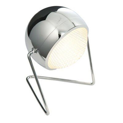 Pluto Matt chrome effect Table lamp