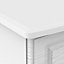 Polar White 3 Drawer Ready assembled Dressing table (H)800mm (W)930mm (D)410mm