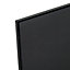 Polished Black Tempered glass Splashback, (H)745mm (W)595mm (T)6mm